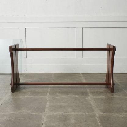 ヴィンテージ ガラストップ コーヒーテーブル