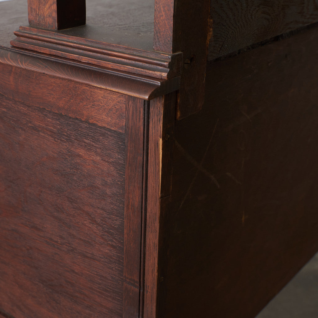 英国アンティーク ミラーバックサイドボード