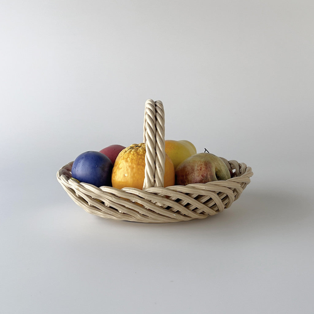 ヴィンテージ セラミック フルーツバスケット