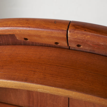 英国ヴィンテージ エクステンション ラウンドダイニングテーブル