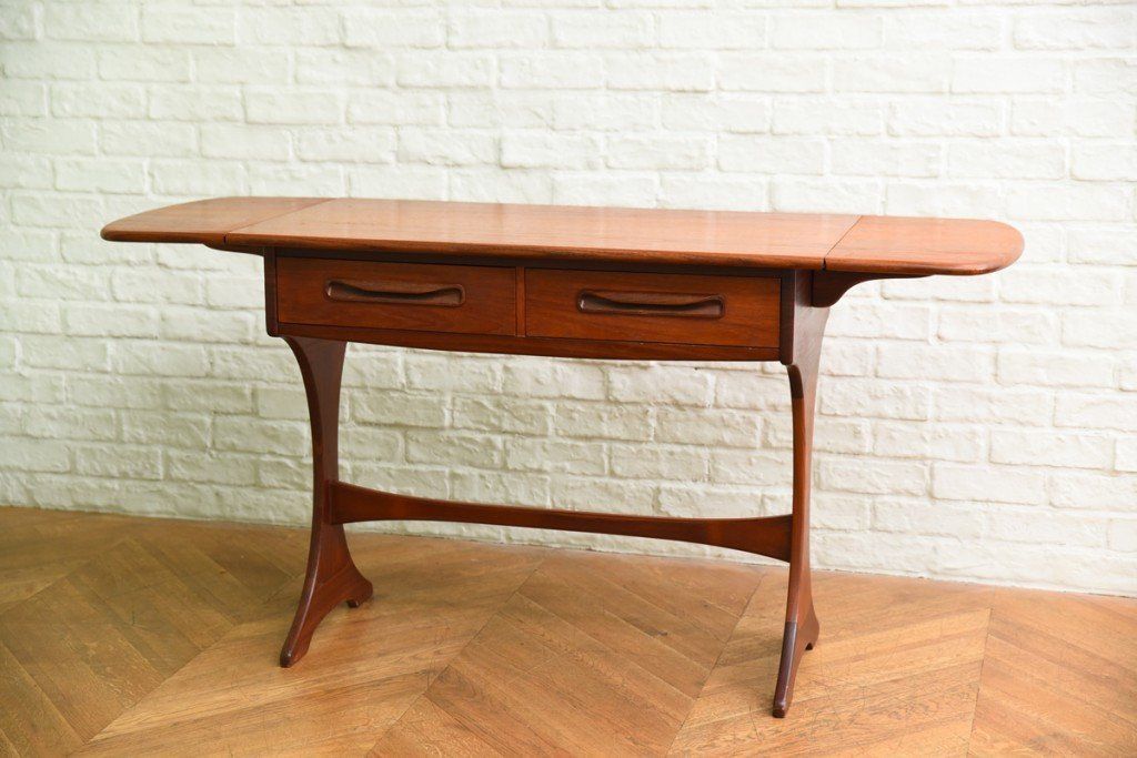 G-PLAN Fresco バタフライサイドデスク (Side/Dressing Table 1987)｜ジープラン G-PLAN｜ビクター・ブラムウェル・ウィルキンス Victor Bramwell Wilkins
