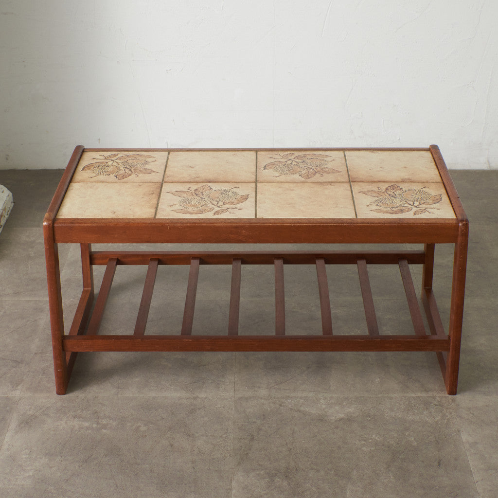 ヴィンテージ タイルトップ コーヒーテーブル