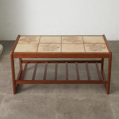 ヴィンテージ タイルトップ コーヒーテーブル
