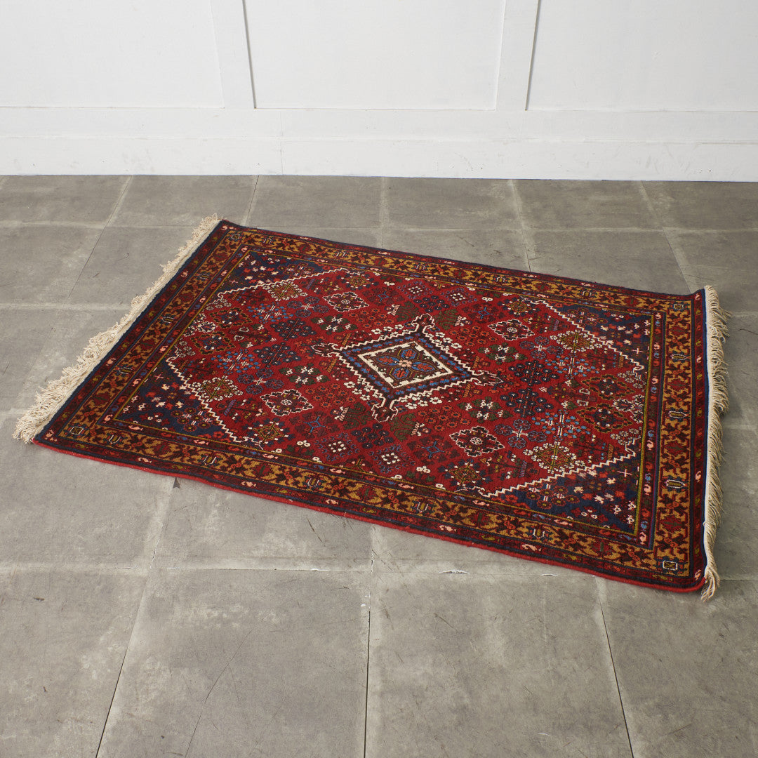 ウール製 手織り 絨毯