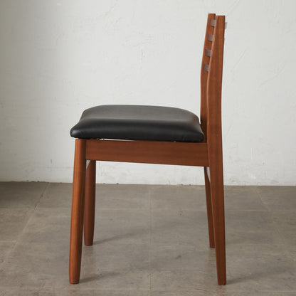 英国ヴィンテージ ラダーバック ダイニングチェア / 張替済