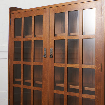 ミッションスタイル ガラスキャビネット