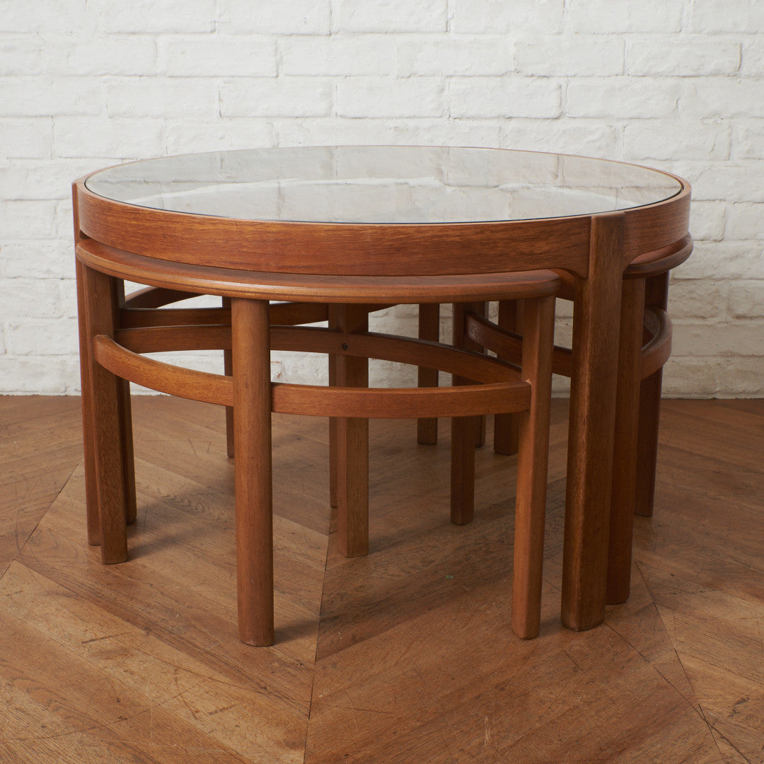 ヴィンテージ ネストガラストップ コーヒーテーブル – rocca rocca