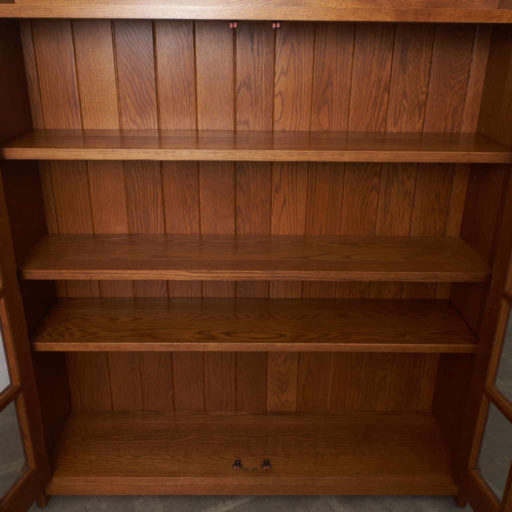 ミッションスタイル ガラスキャビネット