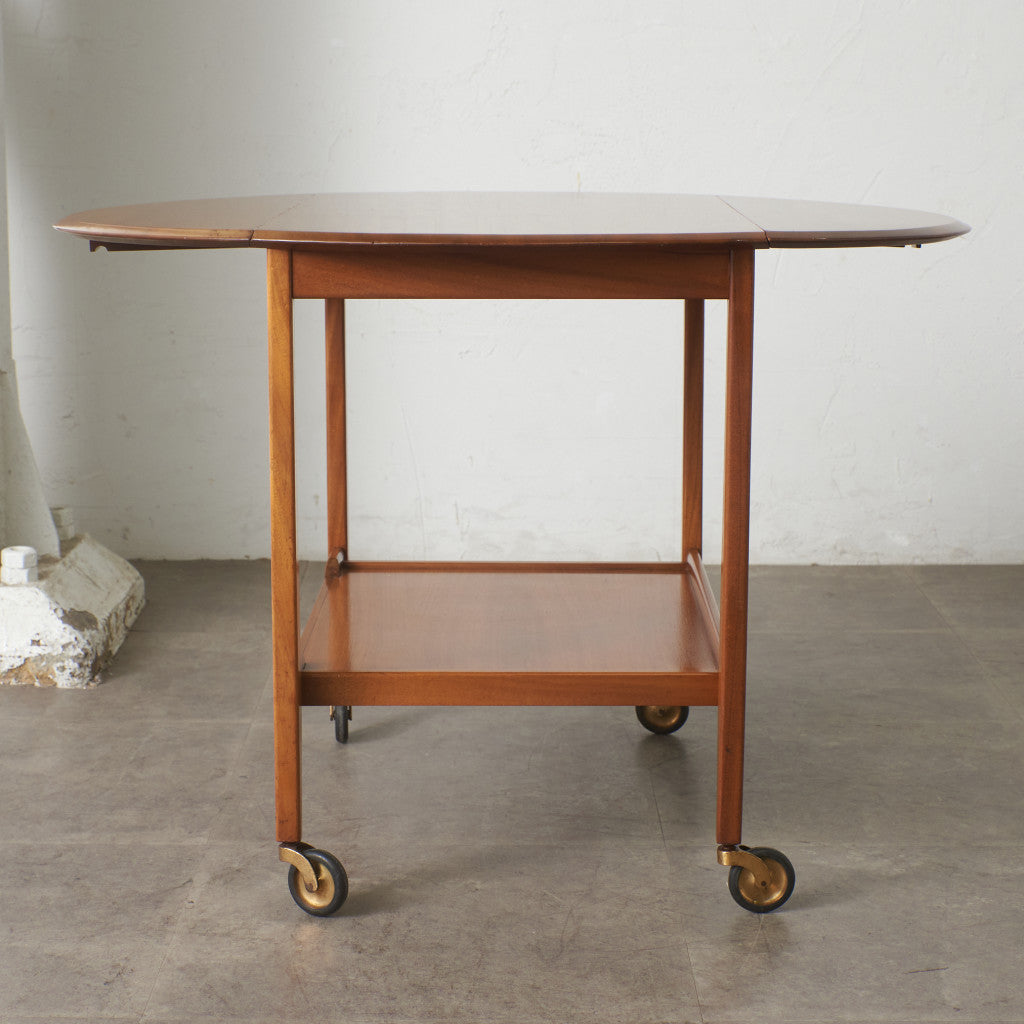 英国ヴィンテージ ドロップリーフトロリーワゴン