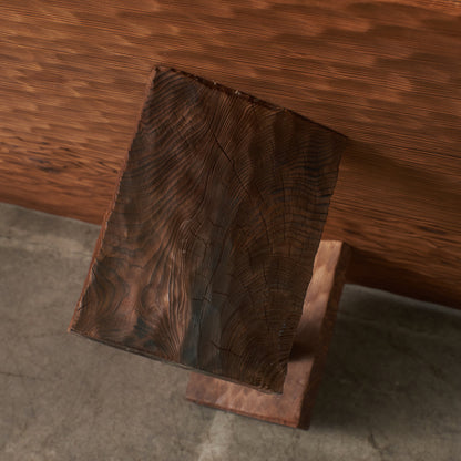 なぐり加工 座卓