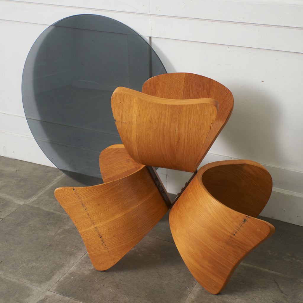 ヴィンテージ ガラストップ センターテーブル