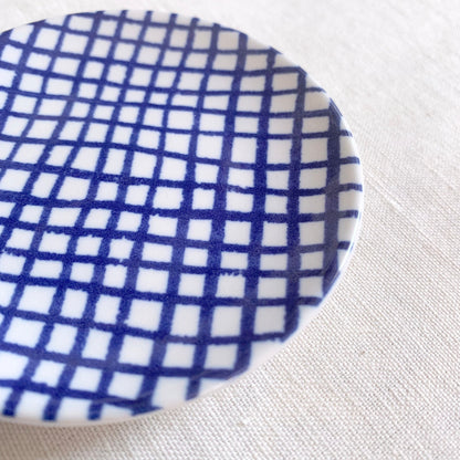 マリアンヌハルバーグ 瀬戸焼 豆皿 メッシュ