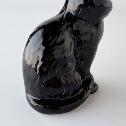 英国ヴィンテージ 黒猫のオブジェ