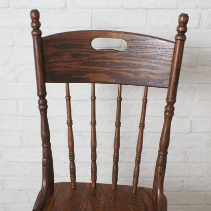 ヴィンテージ オーク無垢材 デスクチェア