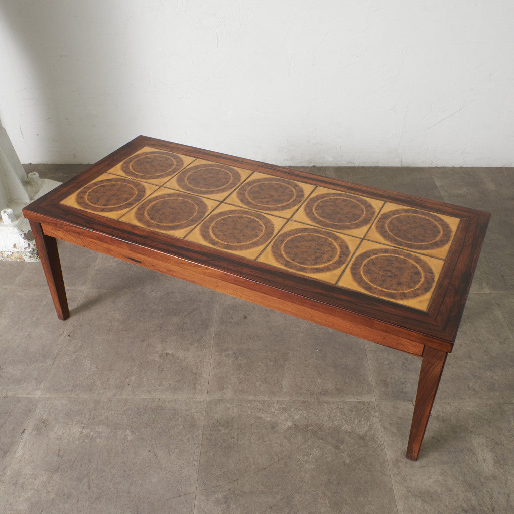 デンマークヴィンテージ タイルトップ コーヒーテーブル