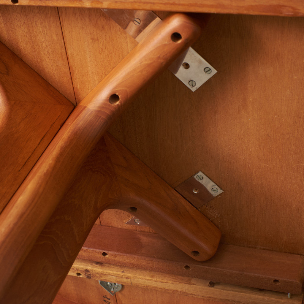 ビンテージ ラウンドエクステンションダイニングテーブル 剥離 デンマークヴィンテージ エクステンション ラウンドダイニング