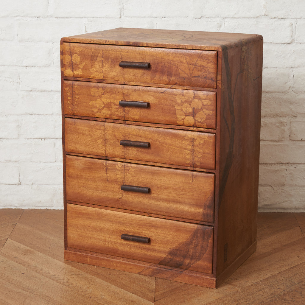 年代物 5段 小引き出し｜rocca rocca