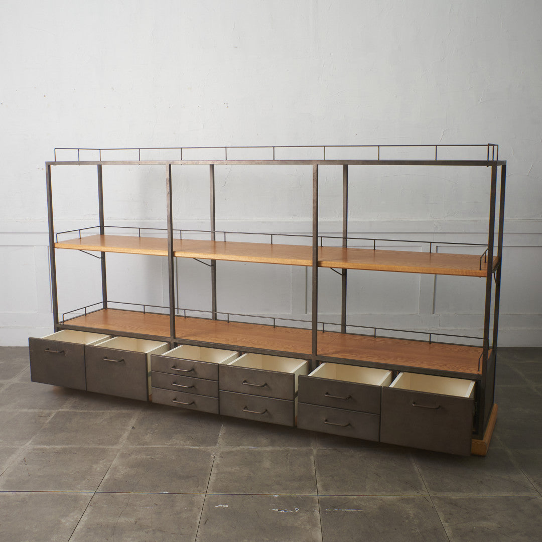インダストリアル 金属x天然木 オープンシェルフ – rocca rocca