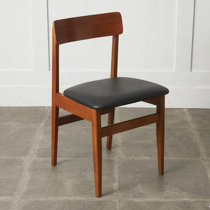 英国ヴィンテージ ダイニングチェア / 張替済