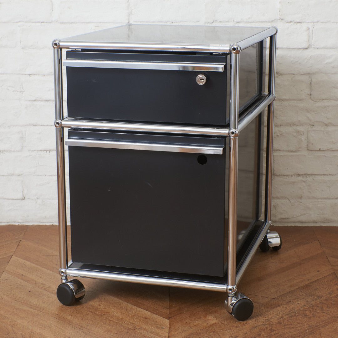 美品 USM Haller ユーエスエム ハラー キャスター ロック付き 2個 美品 USM Haller ユーエスエム ハラー キャスター ロック付き 2個