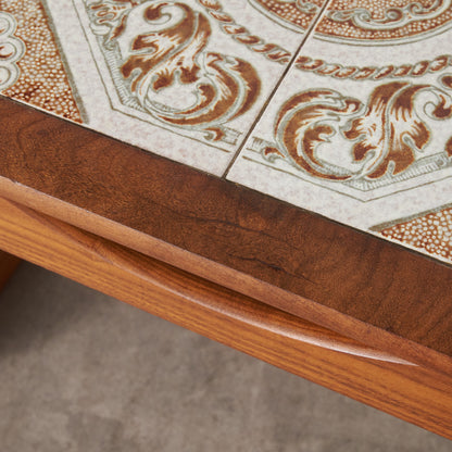 ヴィンテージ タイルトップ コーヒーテーブル