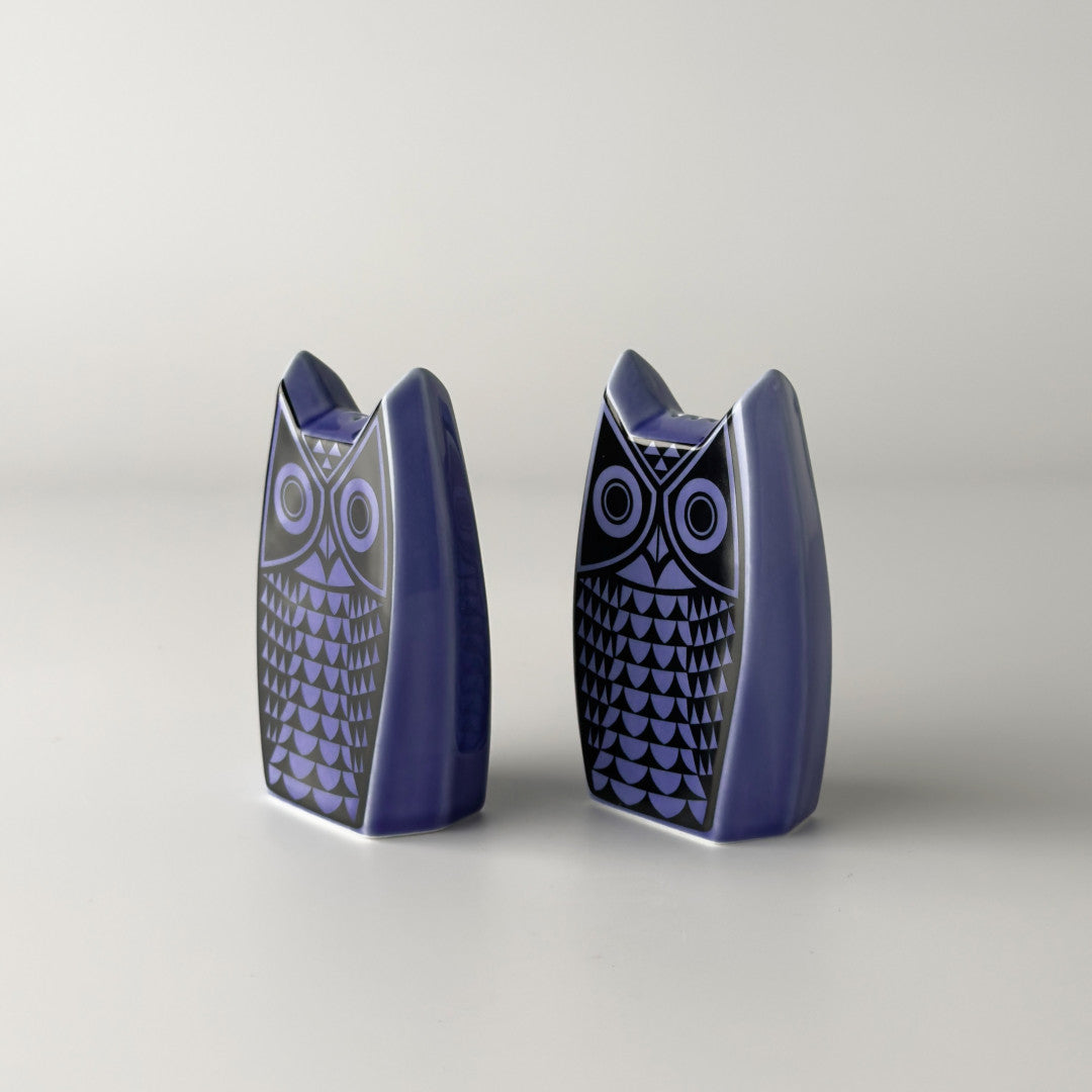 Hornsea Owl ソルト&ペッパー セット Blue