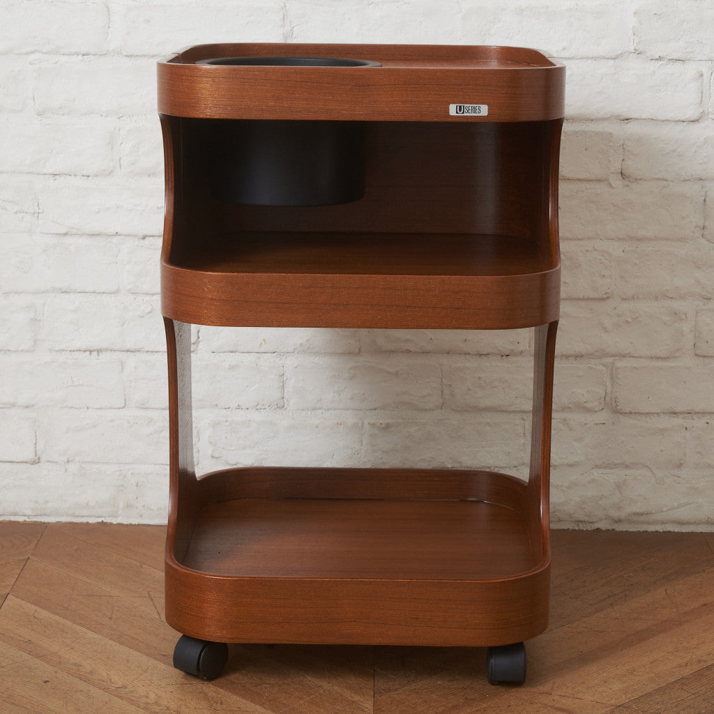 ヴィンテージ プライウッド キャスターワゴン