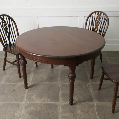 西洋クラシック ラウンドダイニングテーブル