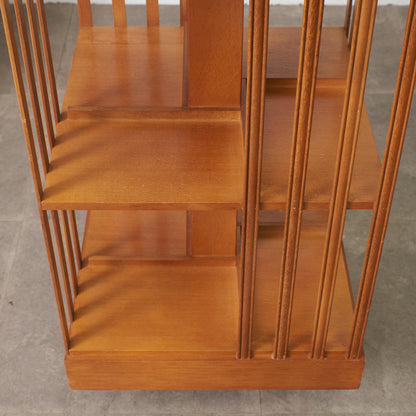 英国クラシック リボルビングブックケース