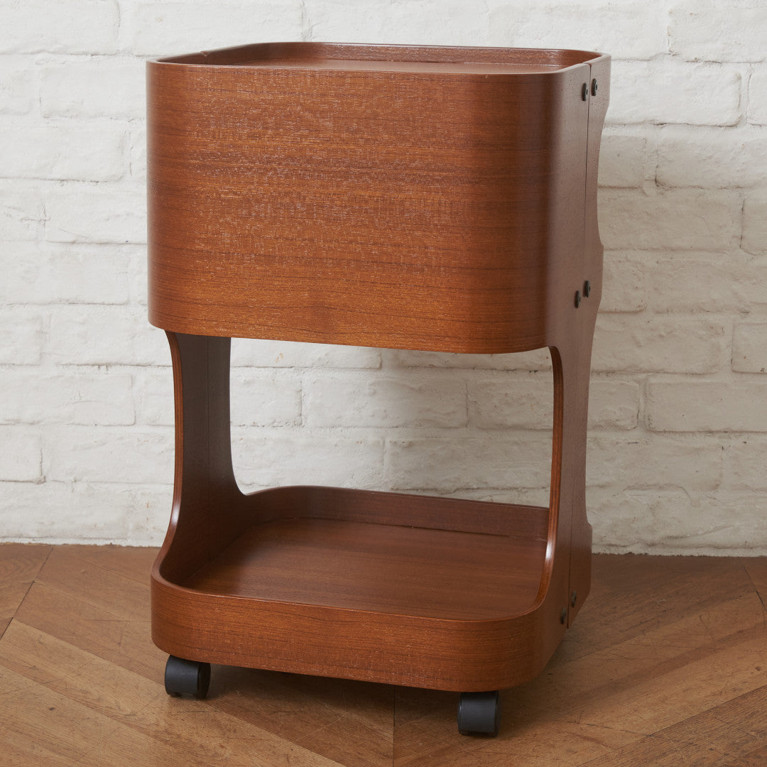 ヴィンテージ プライウッド キャスターワゴン