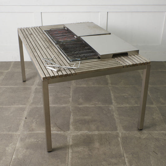 ガーデンユニットテーブル & グリル 3点セット