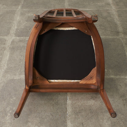 アールヌーボー ハイバックチェア / 張替済