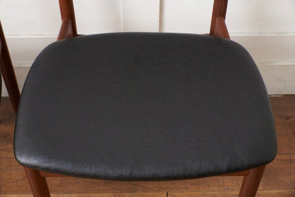 Danish ハンドルバックチェア4脚セット / 張替品