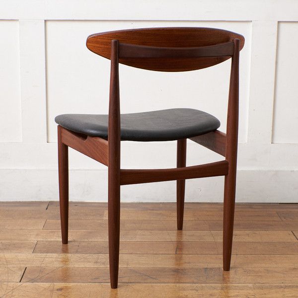 Danish ハンドルバックチェア4脚セット / 張替品