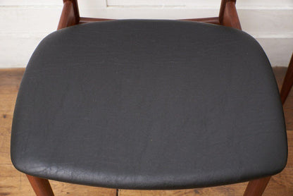 Danish ハンドルバックチェア4脚セット / 張替品