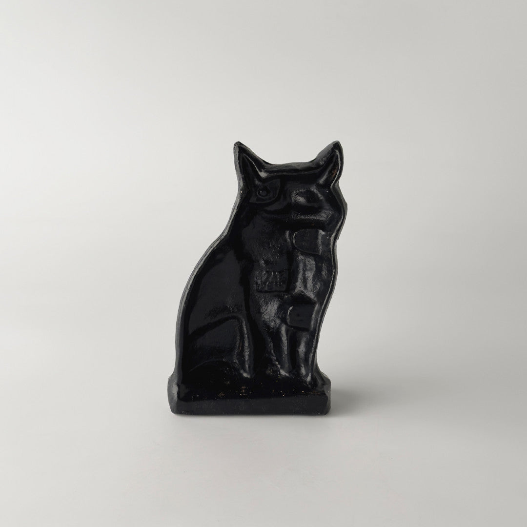 ヴィンテージ 鉄製 猫のフィギュリン