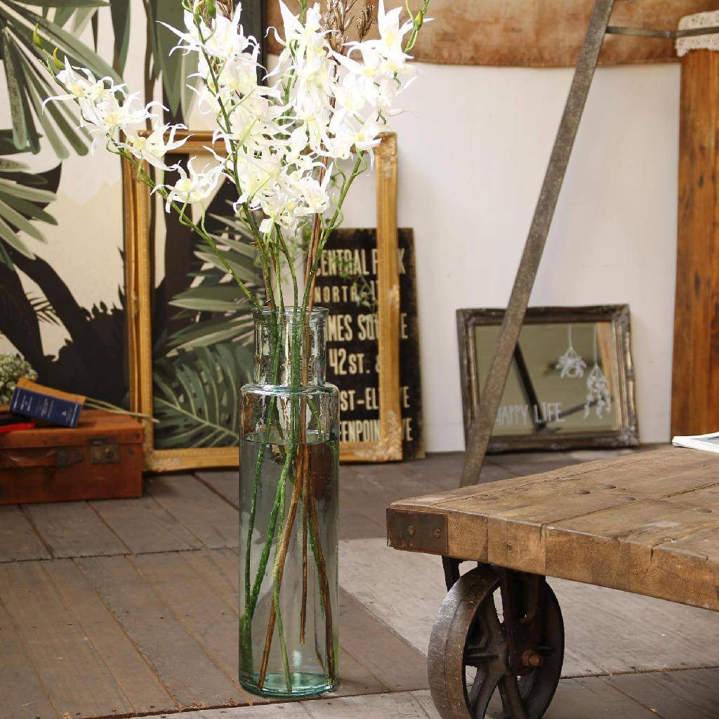 リサイクルガラス フラワーベース CUATRO クリア