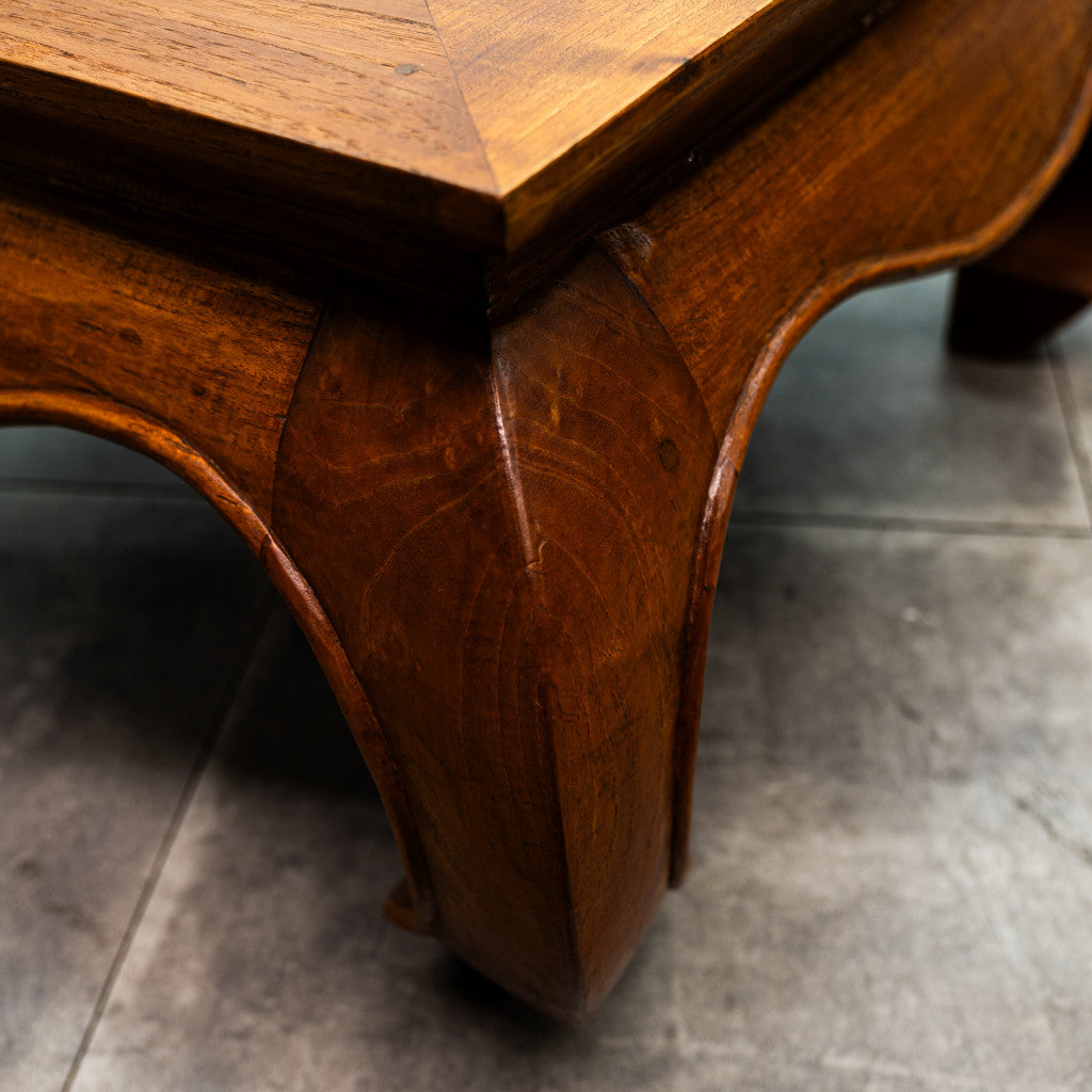 チーク無垢材 オピウムテーブル