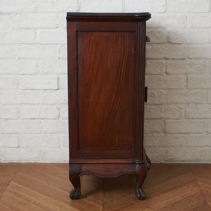 西洋クラシック ウォールナット材キャビネット