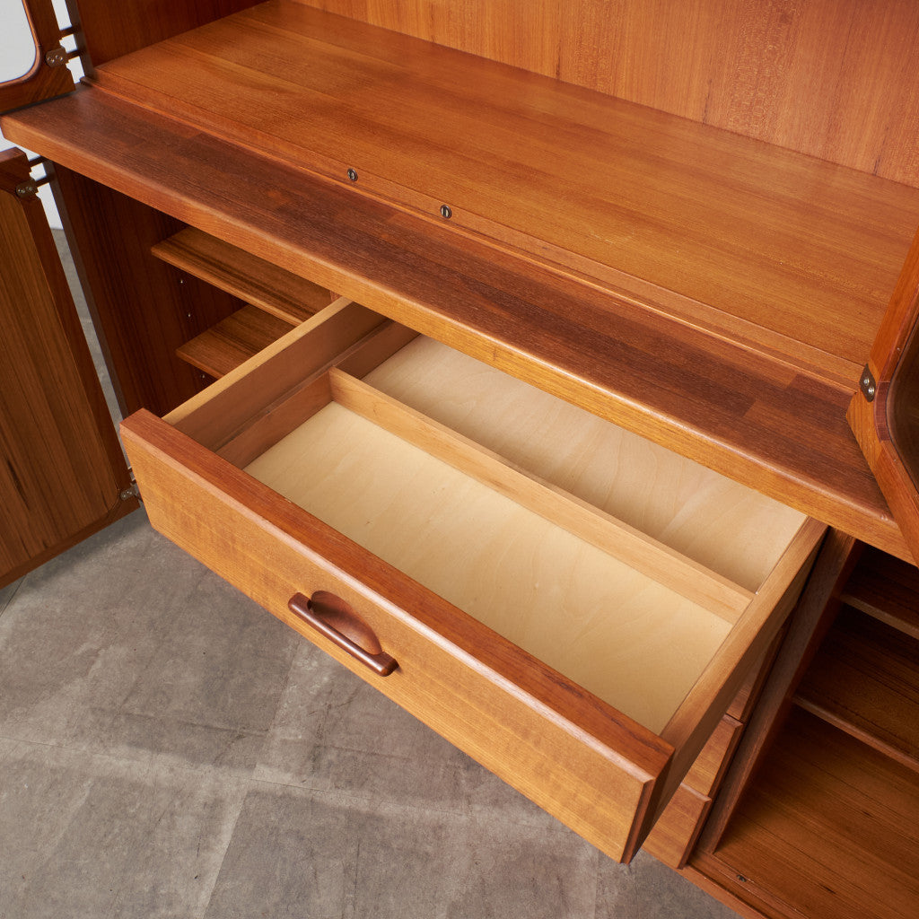 ヴィンテージ チーク材 カップボード