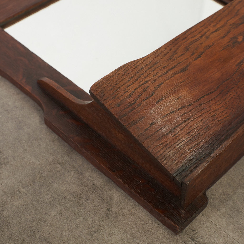 英国アンティーク アーツアンドクラフツ様式 ウォールミラー