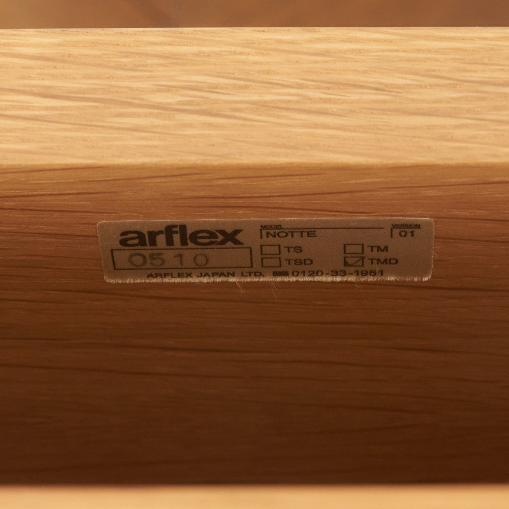 NOTTE ベッドサイドテーブル ドロワー付