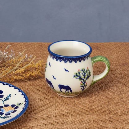 ポーリッシュポタリー マグカップ まきばの風景
