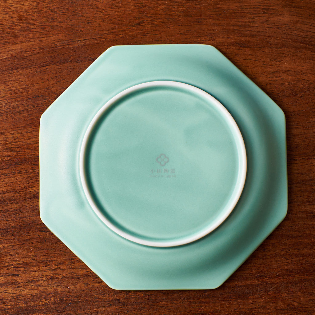 meimei プレート 16.5mm 青磁ブルー