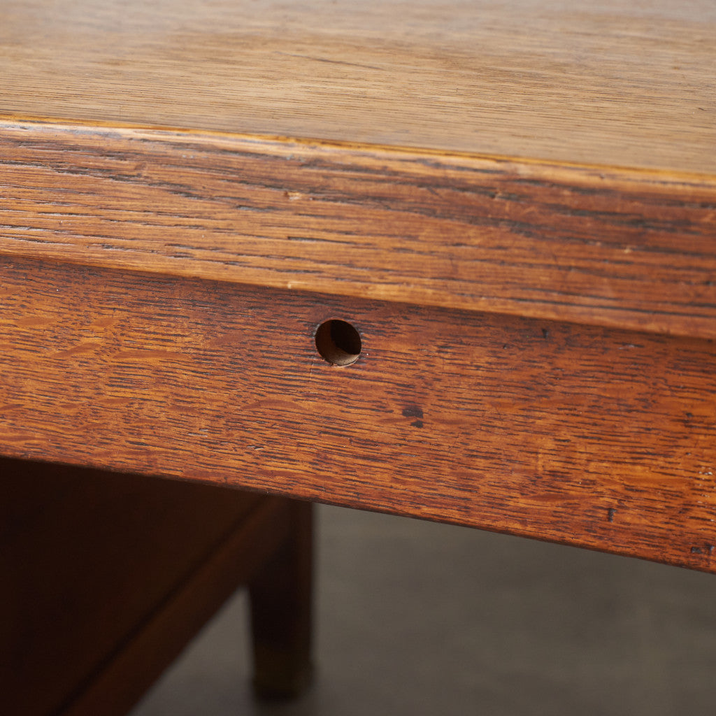 英国アンティーク 両袖デスク