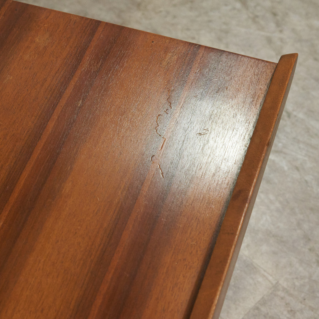 ヴィンテージ サイドテーブル / マガジンラック付き