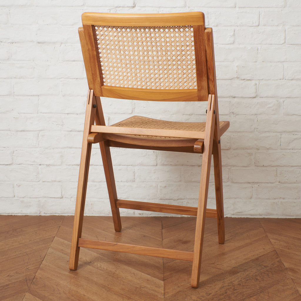 ラタン編み フォールディングチェア