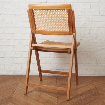 ラタン編み フォールディングチェア