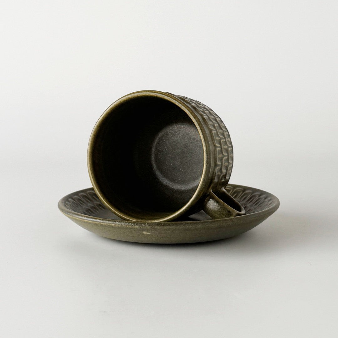 Pennine ペンニン カップ&ソーサー カンブリアグリーン