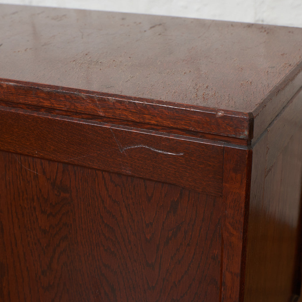 ジャパンヴィンテージ 古い木製 サイドボード